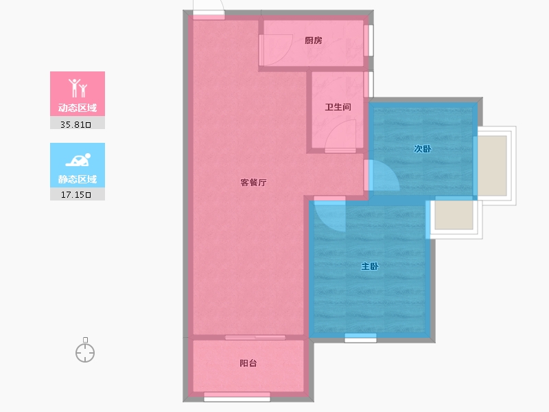 广东省-深圳市-翰岭院-46.72-户型库-动静分区