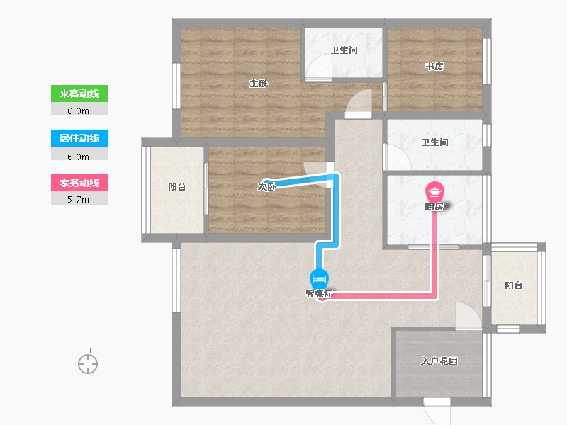 广东省-深圳市-半山御景-93.79-户型库-动静线