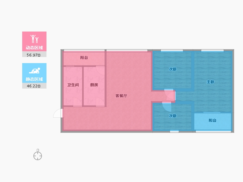 广东省-深圳市-核电花园西园-92.47-户型库-动静分区