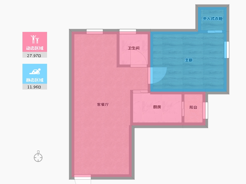 广东省-深圳市-凯丰花园-34.87-户型库-动静分区