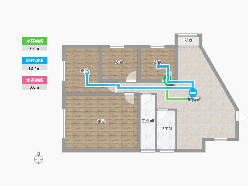 广东省-深圳市-荔林苑-98.00-户型库-动静线