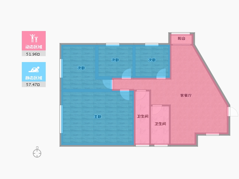 广东省-深圳市-荔林苑-98.00-户型库-动静分区