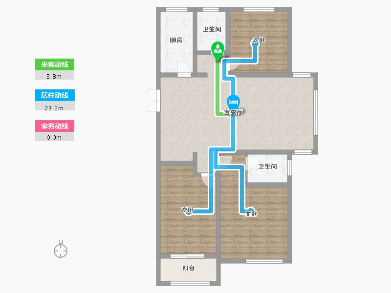 河南省-安阳市-凤宝澜庭-108.31-户型库-动静线