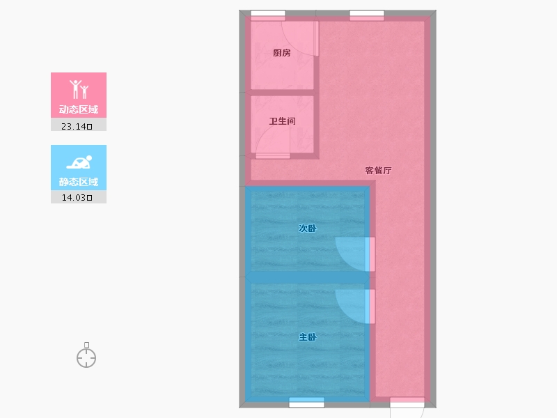 广东省-深圳市-华天公寓-31.72-户型库-动静分区