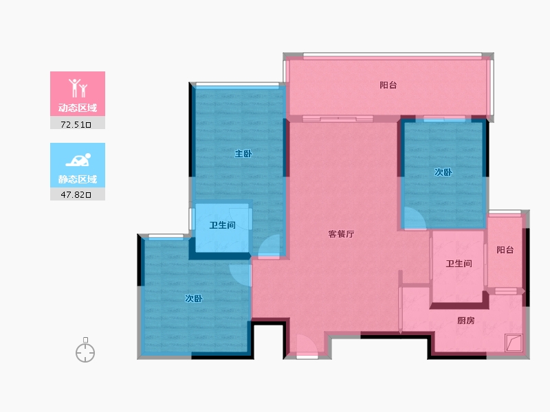 四川省-泸州市-恒利江悦明珠-104.02-户型库-动静分区