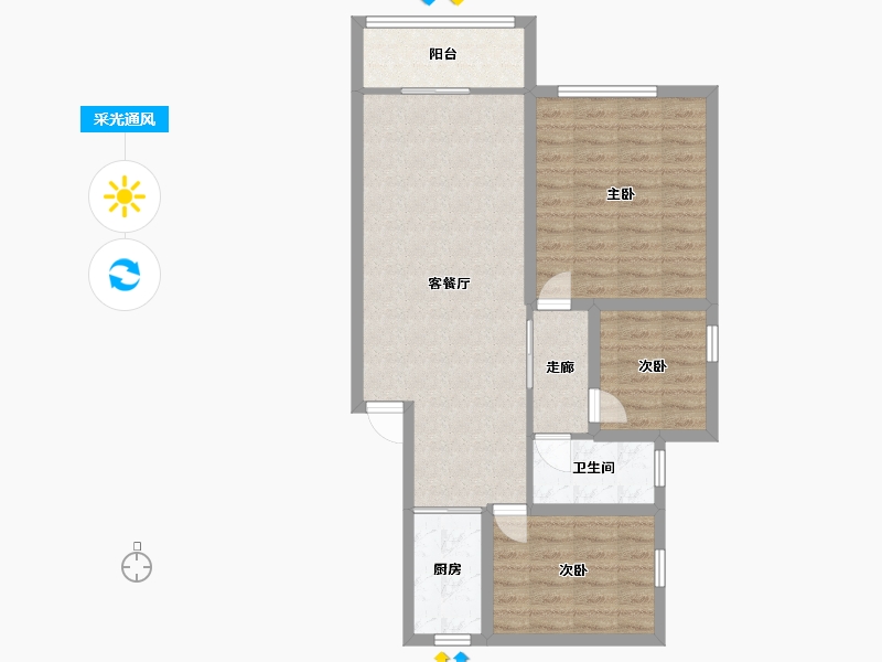 广东省-深圳市-颐林雅院-78.88-户型库-采光通风