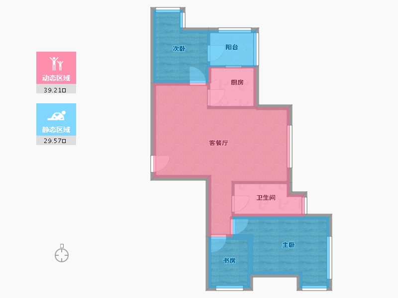 广东省-深圳市-云顶翠峰(一期)-60.49-户型库-动静分区