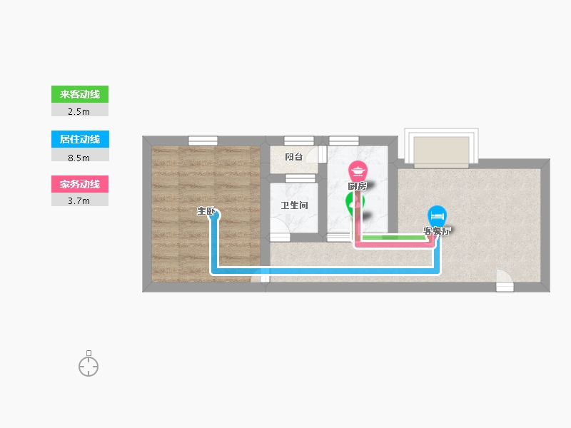 广东省-深圳市-宝瑞轩-34.28-户型库-动静线