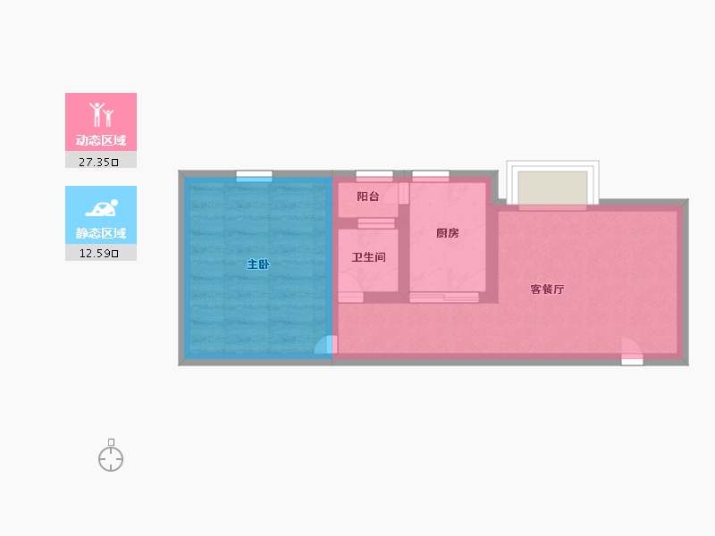 广东省-深圳市-宝瑞轩-34.28-户型库-动静分区