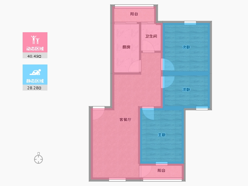 广东省-深圳市-高达苑-60.17-户型库-动静分区