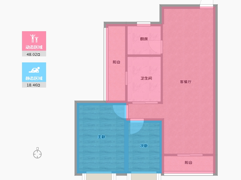 广东省-深圳市-阳光城市-59.00-户型库-动静分区