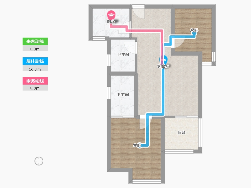 广东省-深圳市-骏皇名居-58.27-户型库-动静线