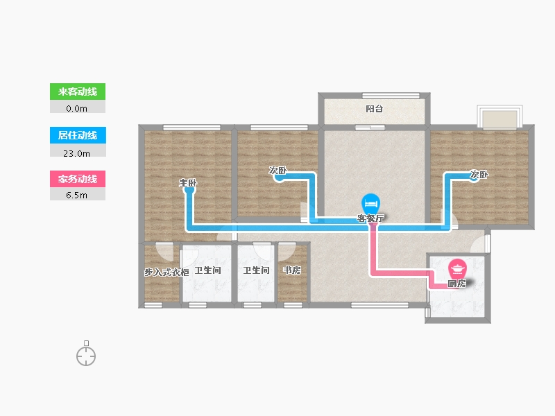 广东省-深圳市-云顶翠峰(一期)-122.19-户型库-动静线