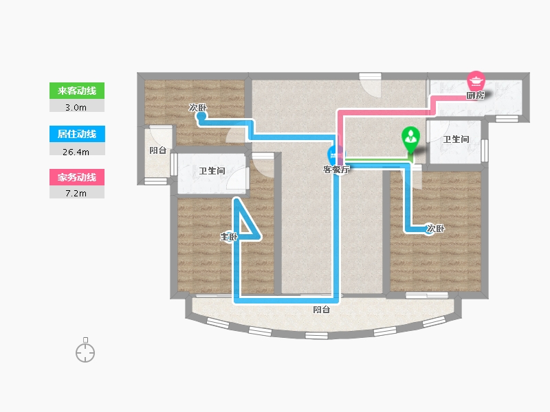 广东省-深圳市-福雅园-91.01-户型库-动静线