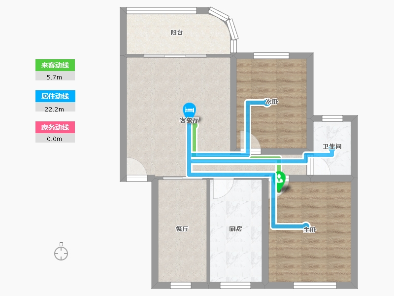 广东省-深圳市-湖北宝丰花园-67.83-户型库-动静线