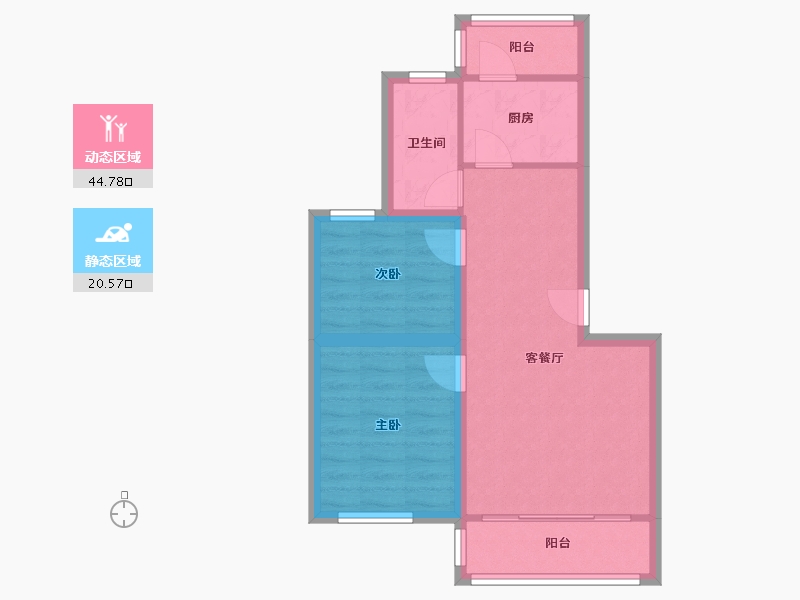 广东省-深圳市-中康生活区-58.05-户型库-动静分区