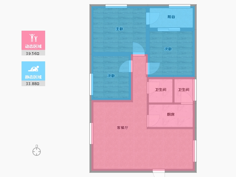 广东省-深圳市-福源大厦-65.01-户型库-动静分区