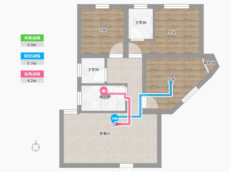 广东省-深圳市-长安花园-52.11-户型库-动静线