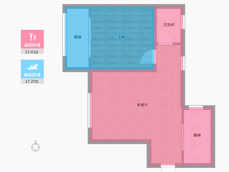 广东省-深圳市-梅兴苑(北区)-45.26-户型库-动静分区