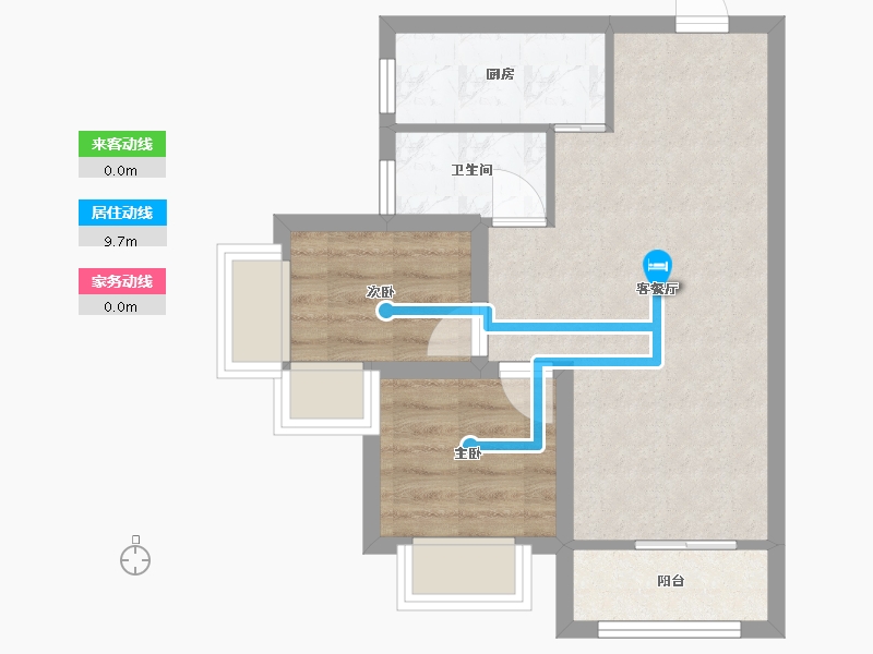 广东省-深圳市-皇庭彩园-45.96-户型库-动静线