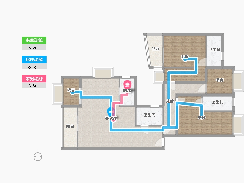 广东省-深圳市-锦河苑-108.41-户型库-动静线