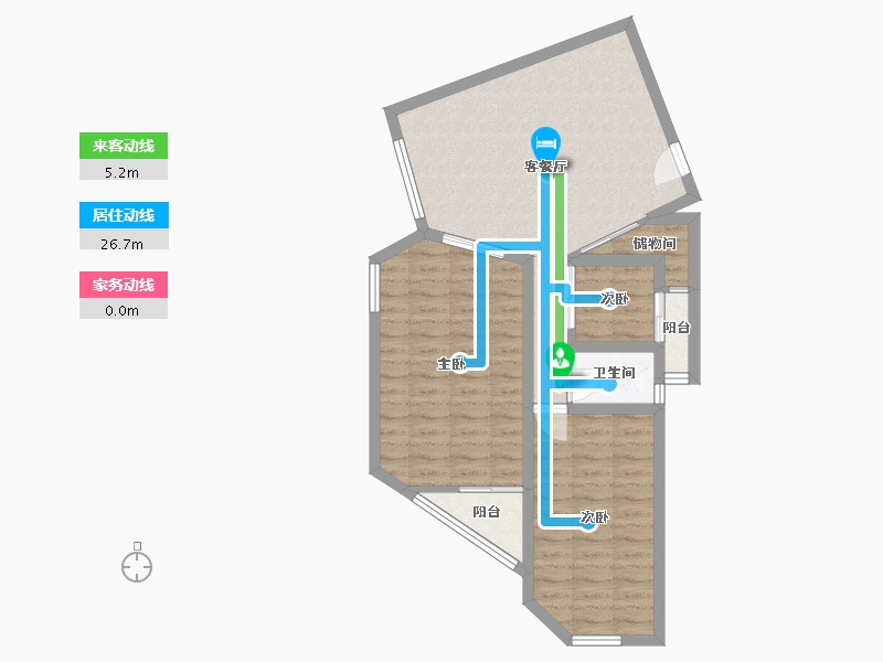 广东省-深圳市-彩虹新都-72.05-户型库-动静线