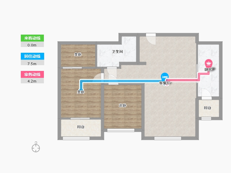 河北省-石家庄市-东南智汇城-83.48-户型库-动静线