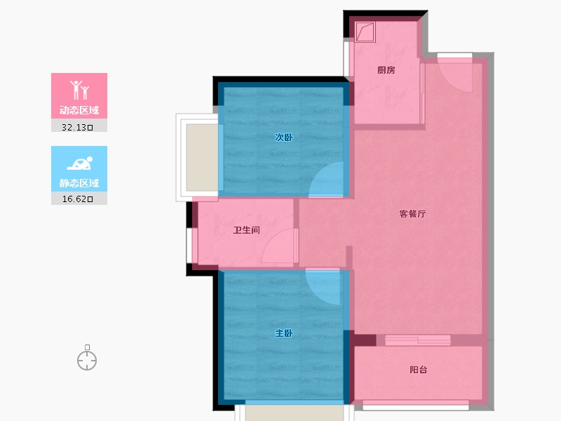 广东省-珠海市-花园城-48.00-户型库-动静分区