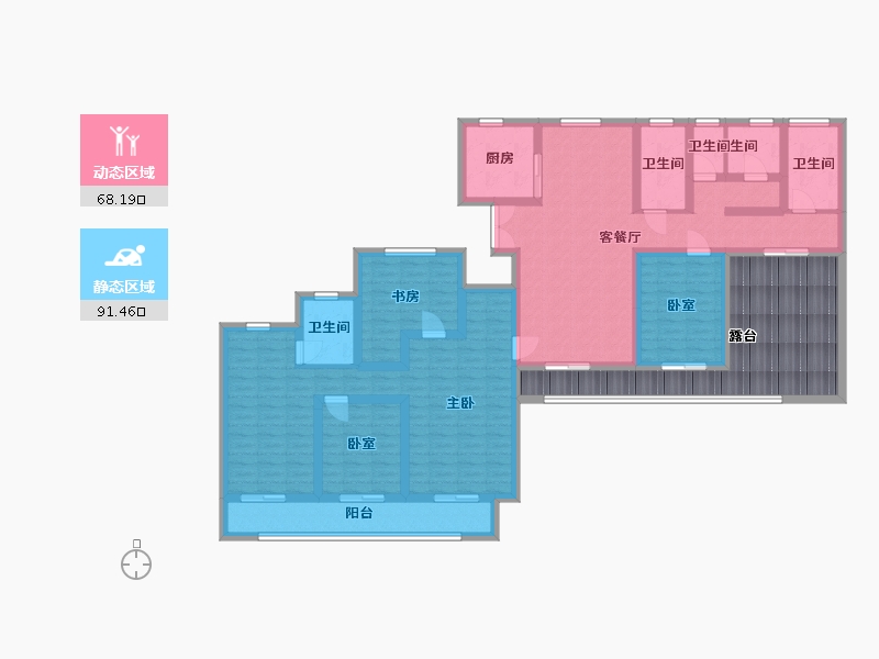 四川省-凉山彝族自治州-邛海壹号-149.00-户型库-动静分区