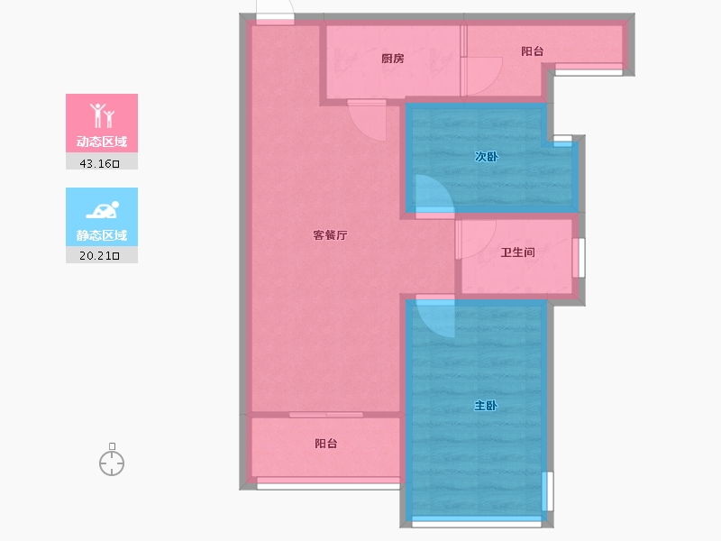 广东省-深圳市-绿洲丰和家园-55.42-户型库-动静分区