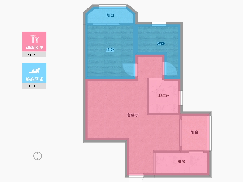 广东省-深圳市-宝莲大厦-41.33-户型库-动静分区