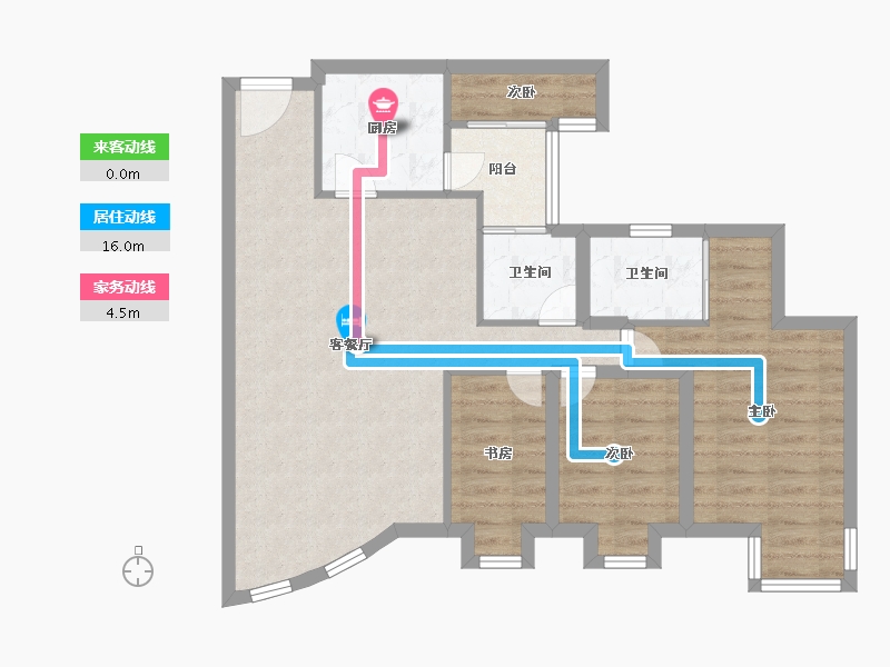 广东省-深圳市-东海花园(二期)-80.24-户型库-动静线