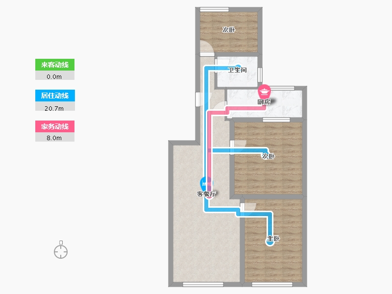 广东省-深圳市-南天一花园-78.81-户型库-动静线