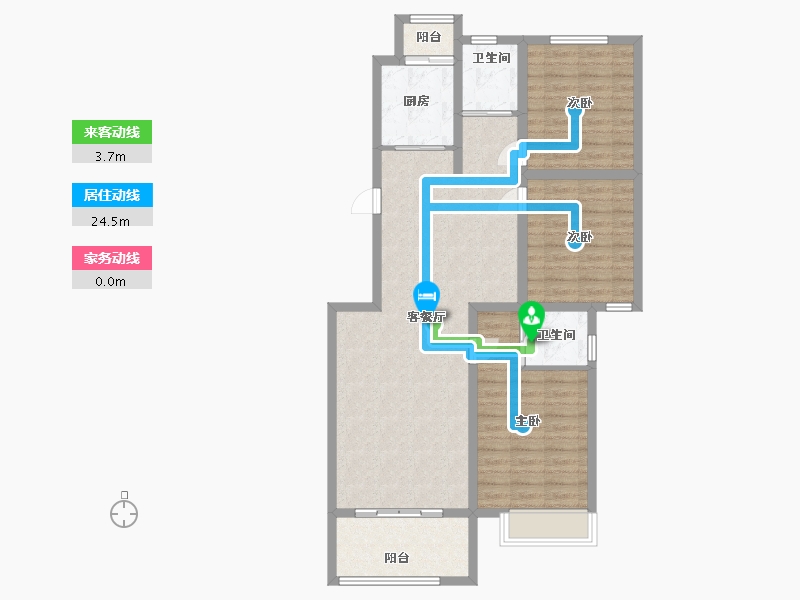 江苏省-连云港市-金地佳园-97.21-户型库-动静线