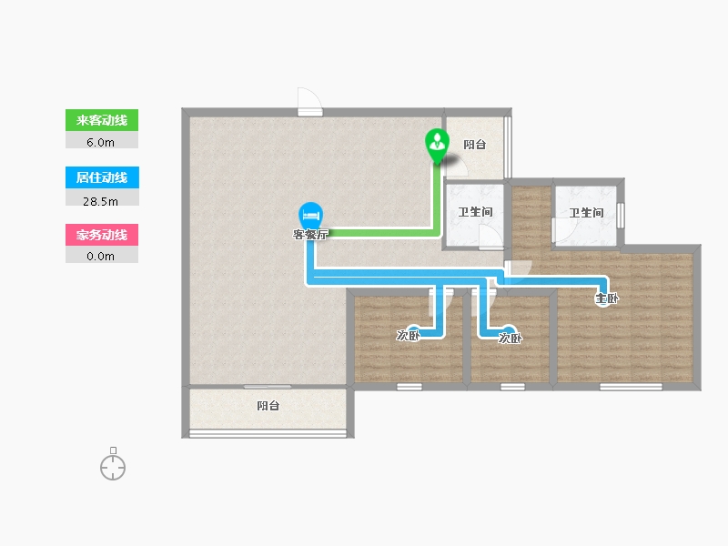 广东省-深圳市-金地香蜜山-119.18-户型库-动静线