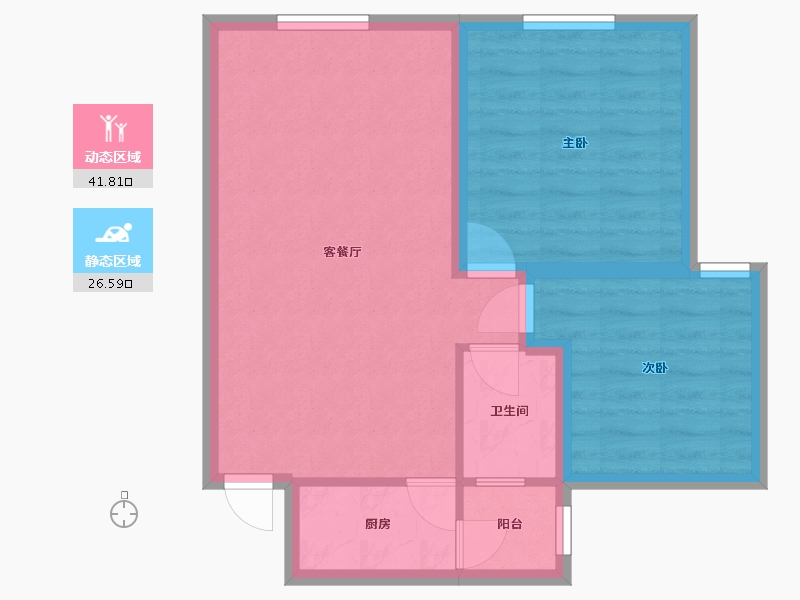 广东省-深圳市-颐林雅院-61.31-户型库-动静分区