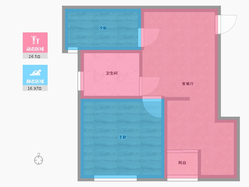 广东省-深圳市-碧华庭居-37.82-户型库-动静分区