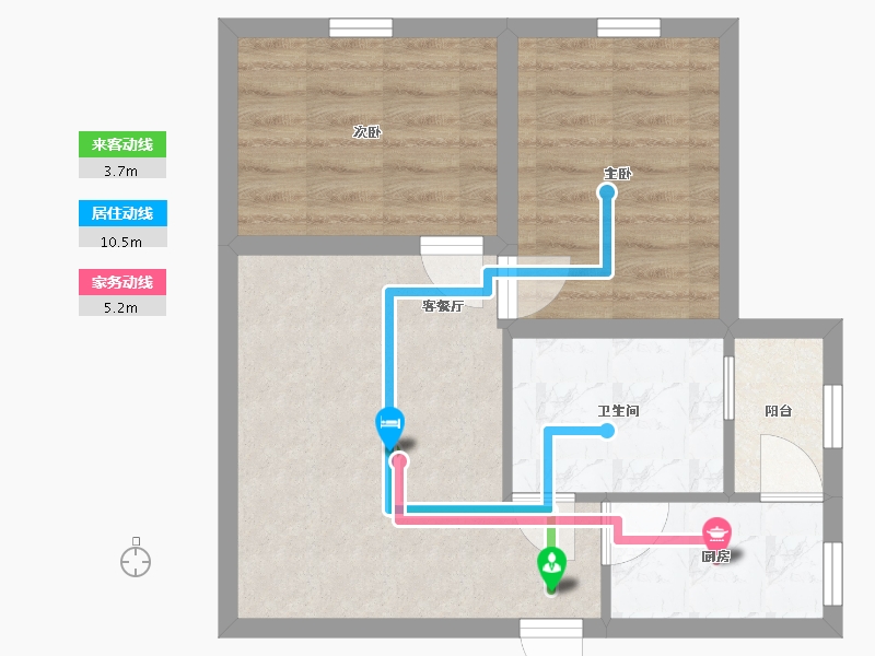 广东省-深圳市-瑞昌大厦-46.56-户型库-动静线