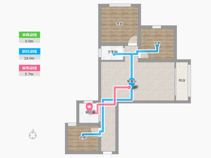 广东省-深圳市-星河雅居-63.33-户型库-动静线