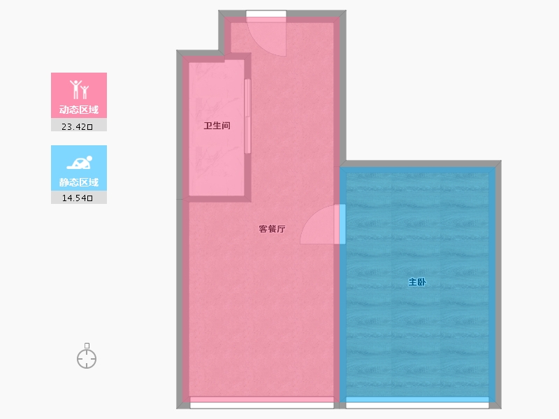 广东省-深圳市-宝树台-33.67-户型库-动静分区