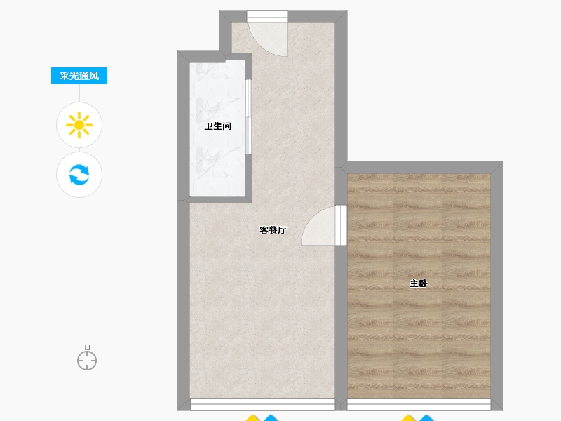 广东省-深圳市-宝树台-33.67-户型库-采光通风