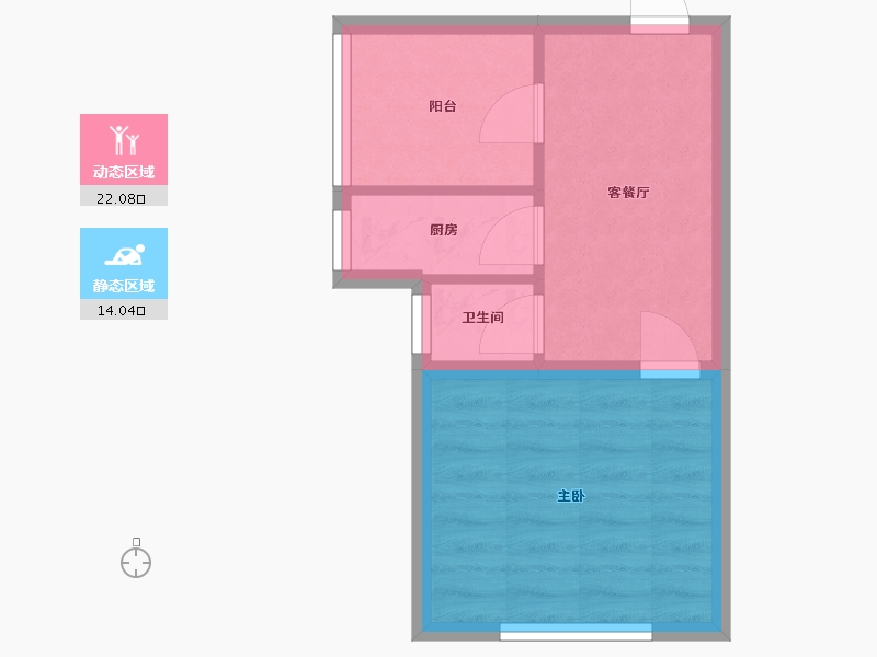 广东省-深圳市-锦林新居-31.81-户型库-动静分区