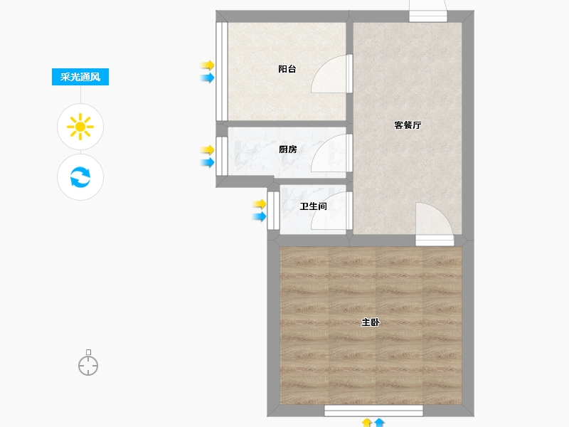 广东省-深圳市-锦林新居-31.81-户型库-采光通风