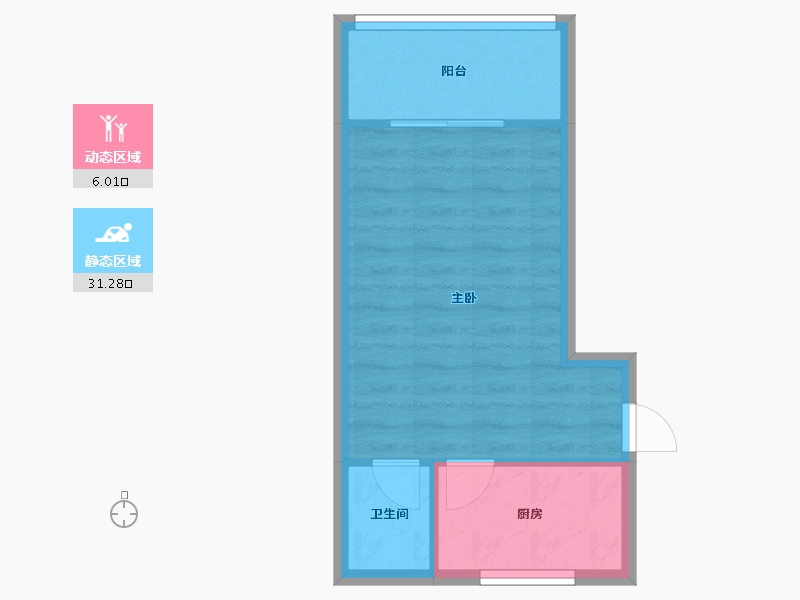 广东省-深圳市-凯丰花园-33.49-户型库-动静分区