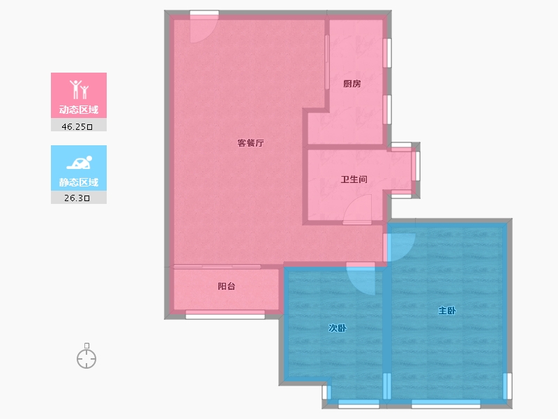 广东省-深圳市-金众香诗美林-65.14-户型库-动静分区