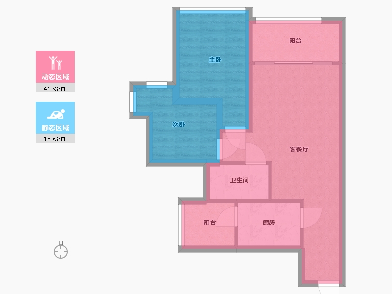 广东省-深圳市-中城天邑花园-53.28-户型库-动静分区