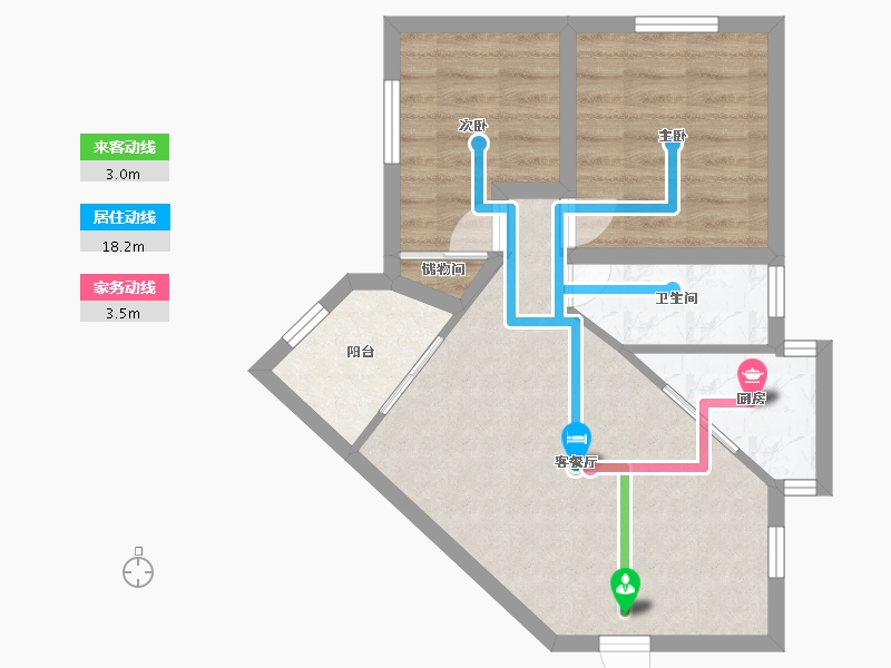 广东省-深圳市-荔林苑-53.19-户型库-动静线