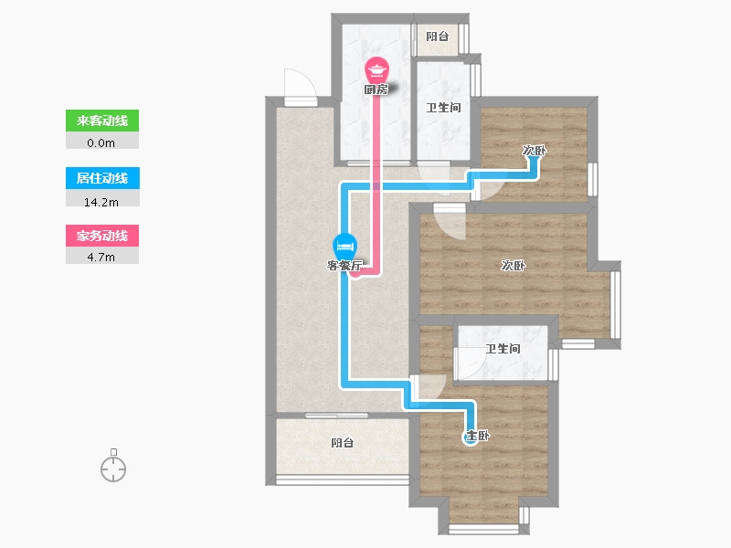 广东省-深圳市-君子广场（一冶广场）-67.38-户型库-动静线