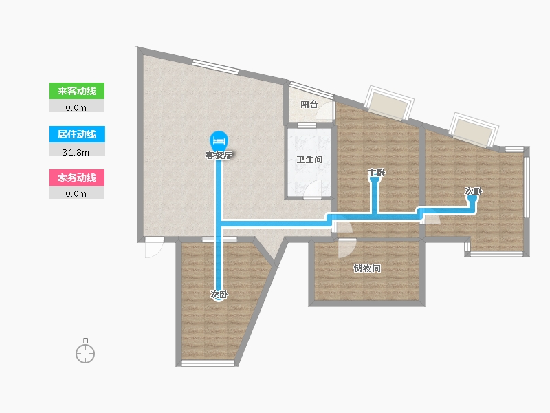 广东省-深圳市-桑达雅苑-119.63-户型库-动静线