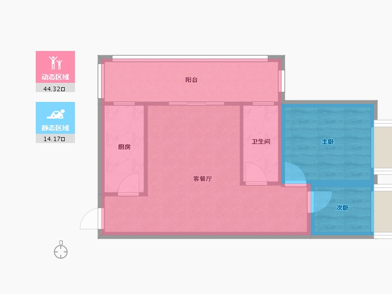 广东省-深圳市-深港1号-51.97-户型库-动静分区